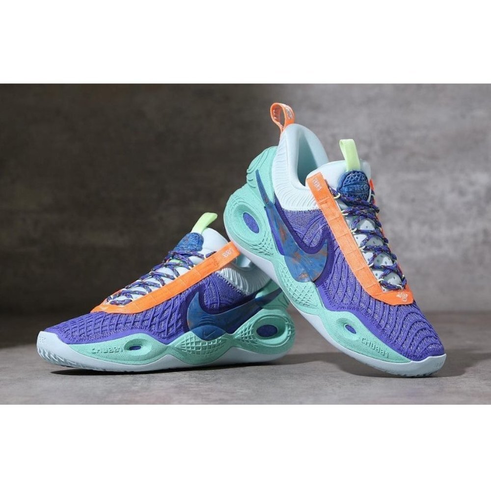 NWOT Nike Cosmic Unity Amalgam Sneakers Purple Orange Men 8
